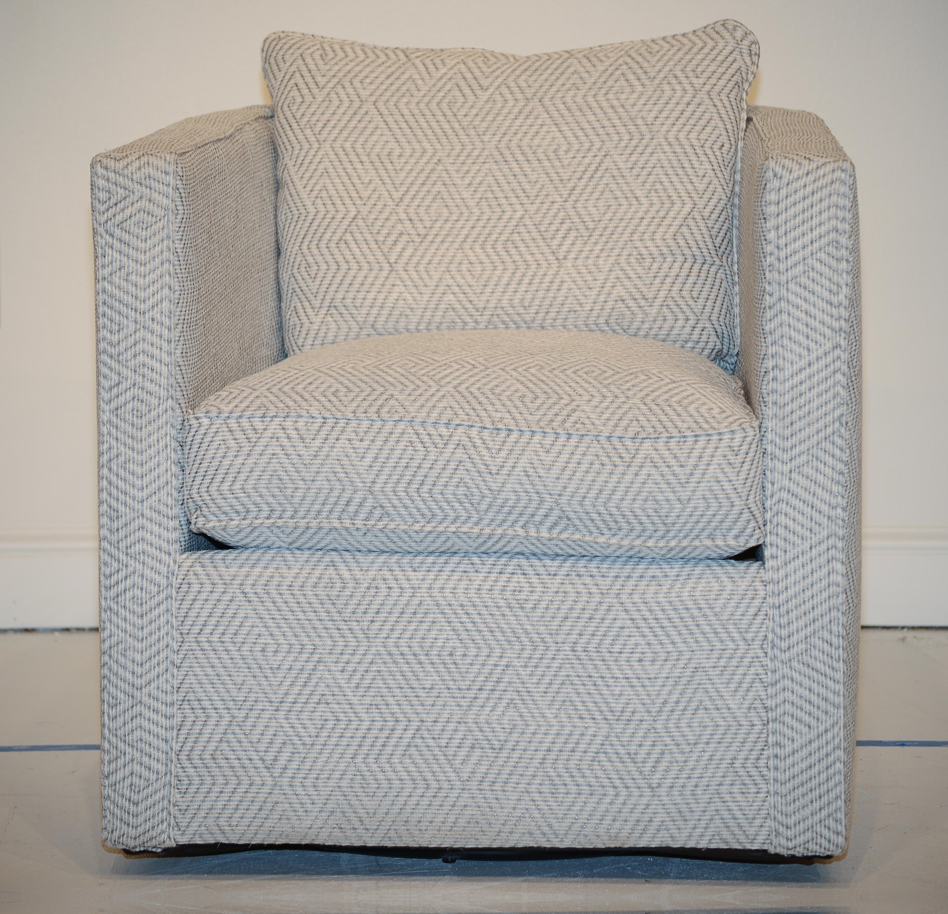 Robin Bruce Rothko LRURBROTHKO1 Swivel Chair Malouf Furniture Co. Upholstered Chairs